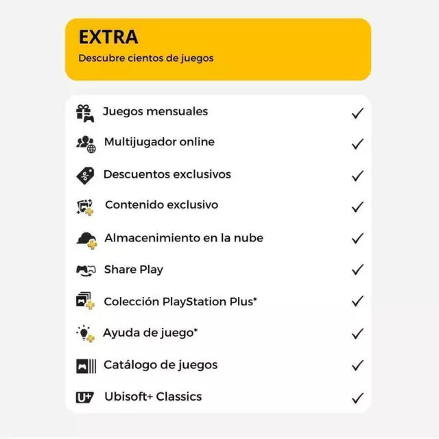 PLAYSTATION PLUS EXTRA 1 MES PS4 | PS5