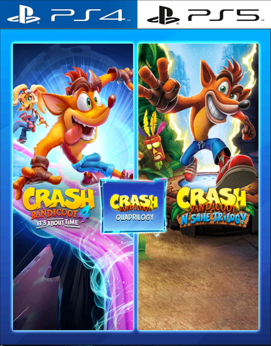 Crash Bandicoot Lote Quadrilogy PS4 | PS5