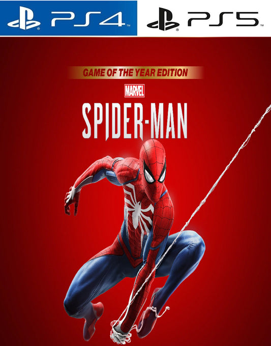 Marvel Spiderman Game of the year edition PS4 | PS5